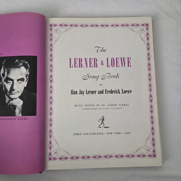 The Lerner & Loewe Song Book Hardcover My Fair Lady Brigadoon Camelot Gigi 1962 - Picture 6 of 11